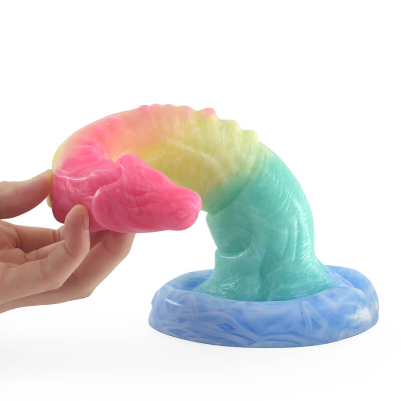 10-inch-Realistic-S-Shaped-Dragon-Suction-Cup-Long-Pink-Silicone-Dildos