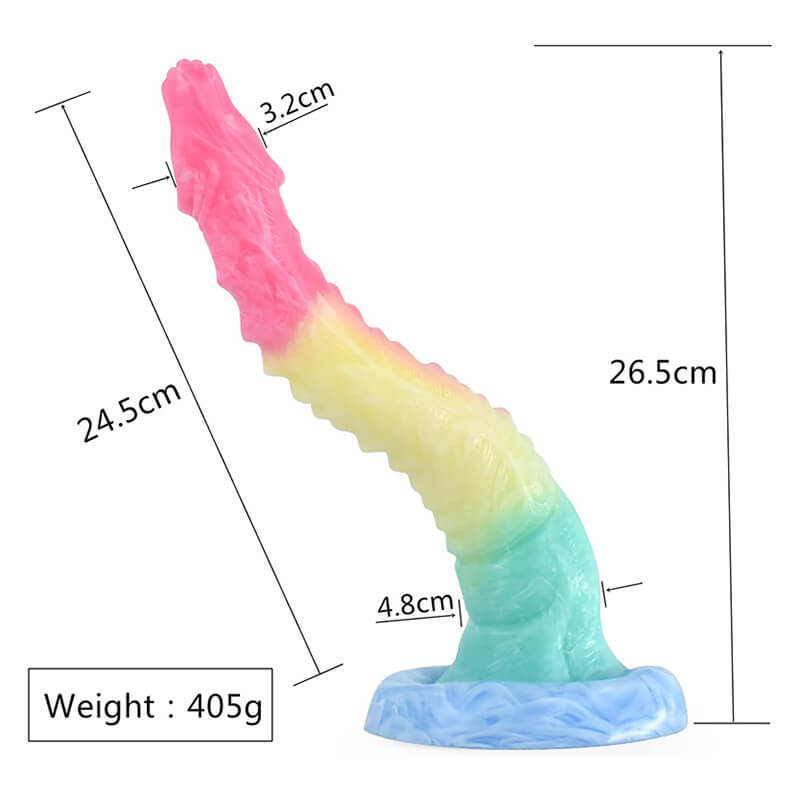 10-inch-Realistic-S-Shaped-Dragon-Suction-Cup-Long-Pink-Silicone-Dildos
