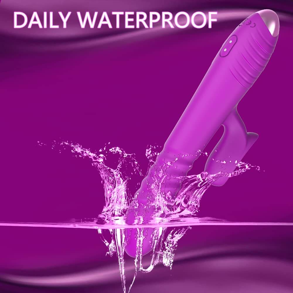 3-in-1-Thrusting-G-Spot-Vibrator-Rabbit-Dildo-Rechargeable-Sex-Toys