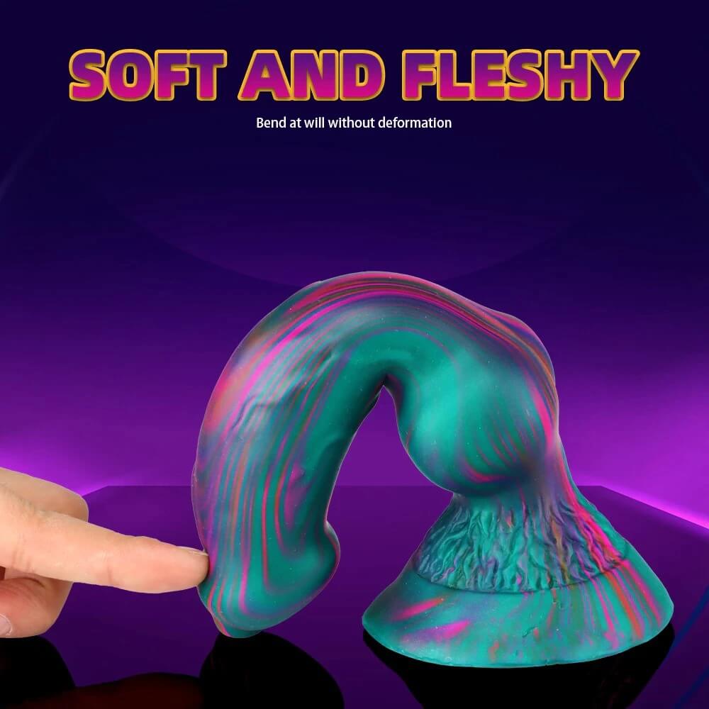 7.6-Silicone-Realistic-Wolf-Animal-Dildo-with-Strong-Suction-Cup