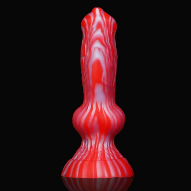 7.6-Silicone-Realistic-Wolf-Animal-Dildo-with-Strong-Suction-Cup