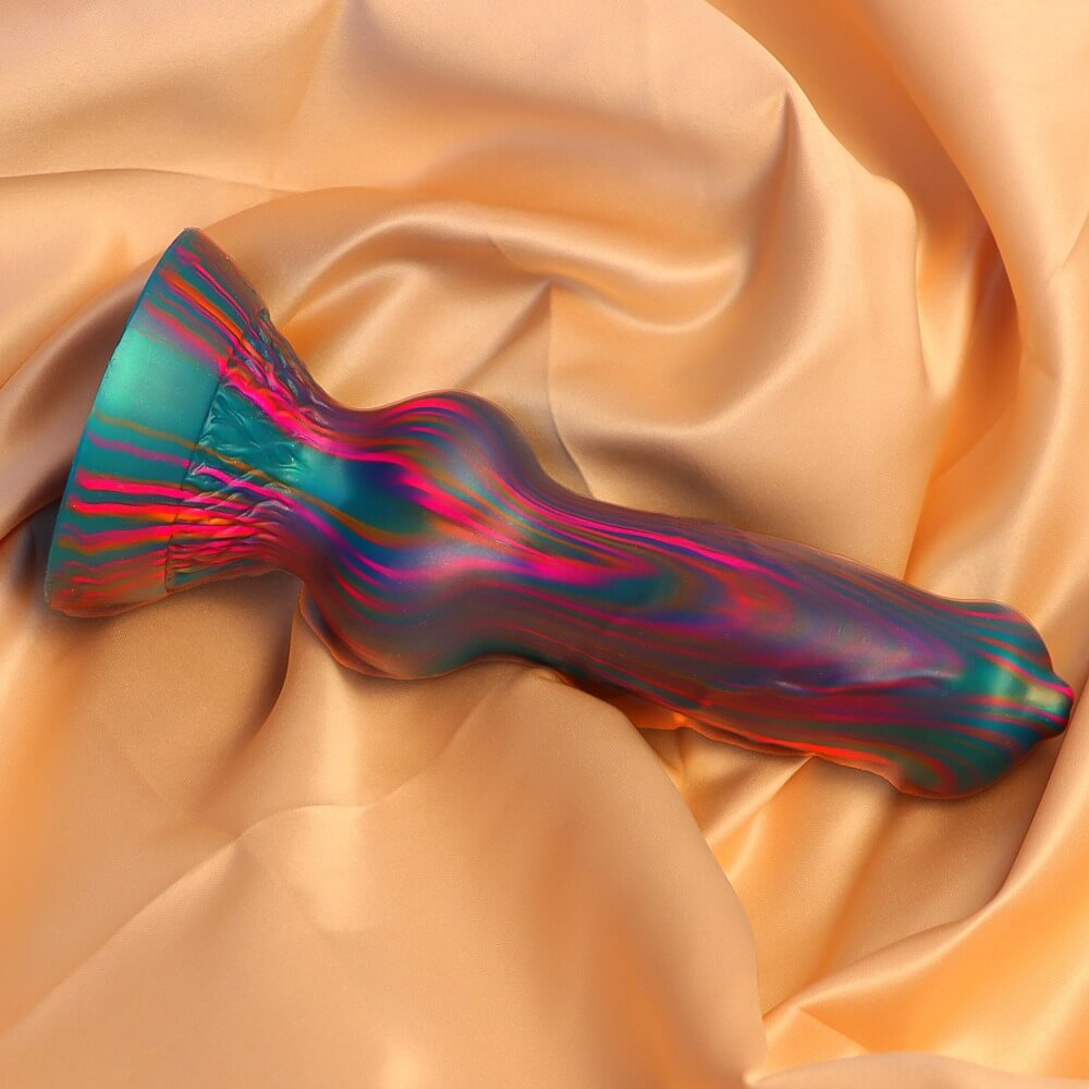7.6-Silicone-Realistic-Wolf-Animal-Dildo-with-Strong-Suction-Cup