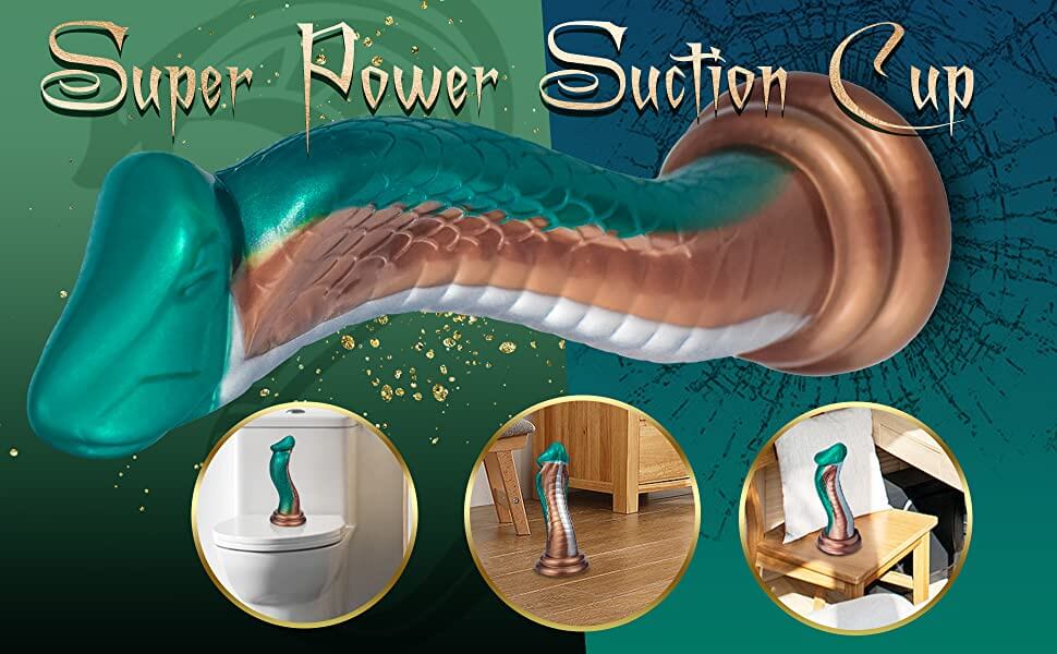 8.5-Snake-Silicone-Dildo-Soft-Monster-Snake-Serpenoid-Curve-Dildo