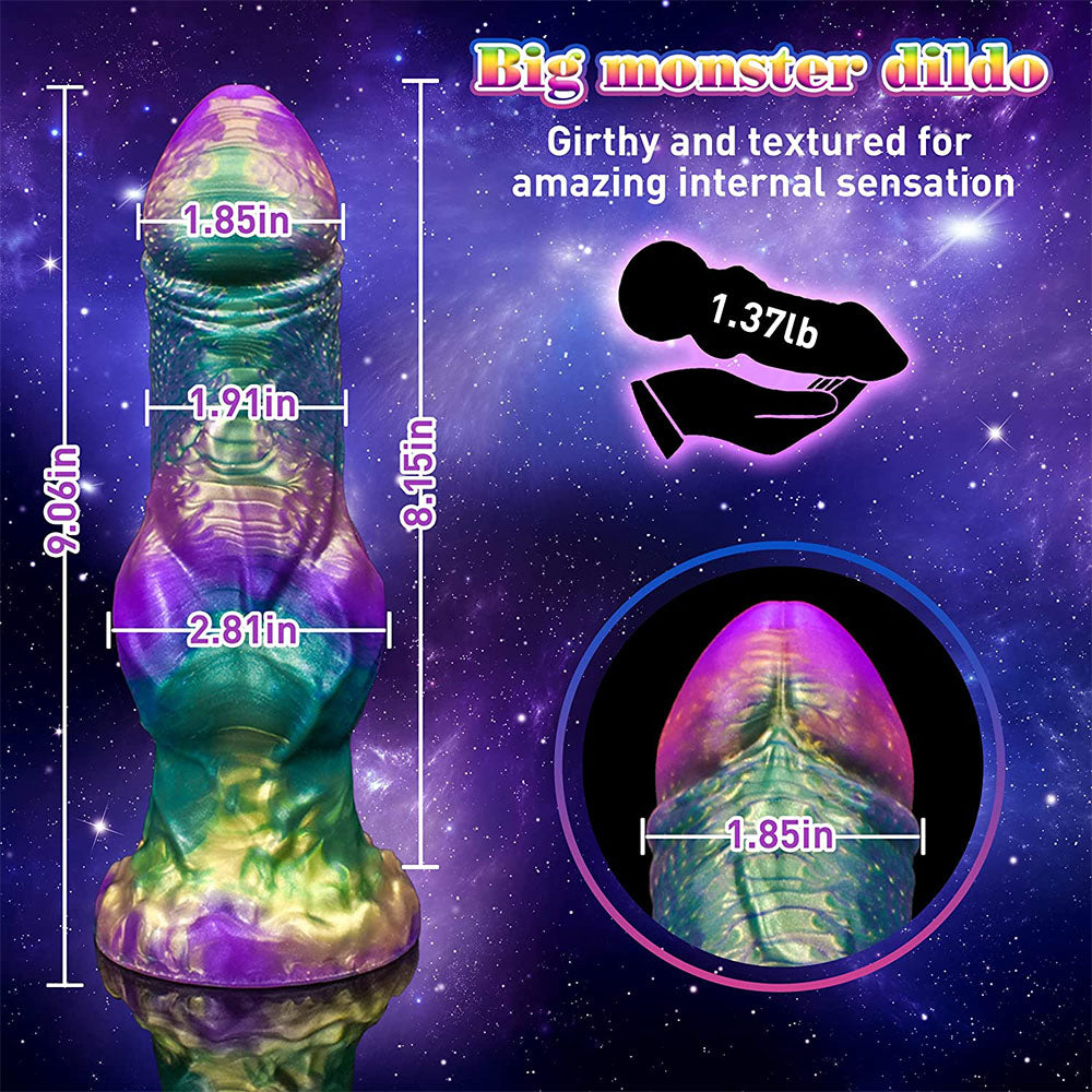 9-Realistic-Dildo-Silicone-Wolf-Dildo-Big-Knot-Anal-Dildo-Giant-Strong-Suction-Cup-Anal-Plug