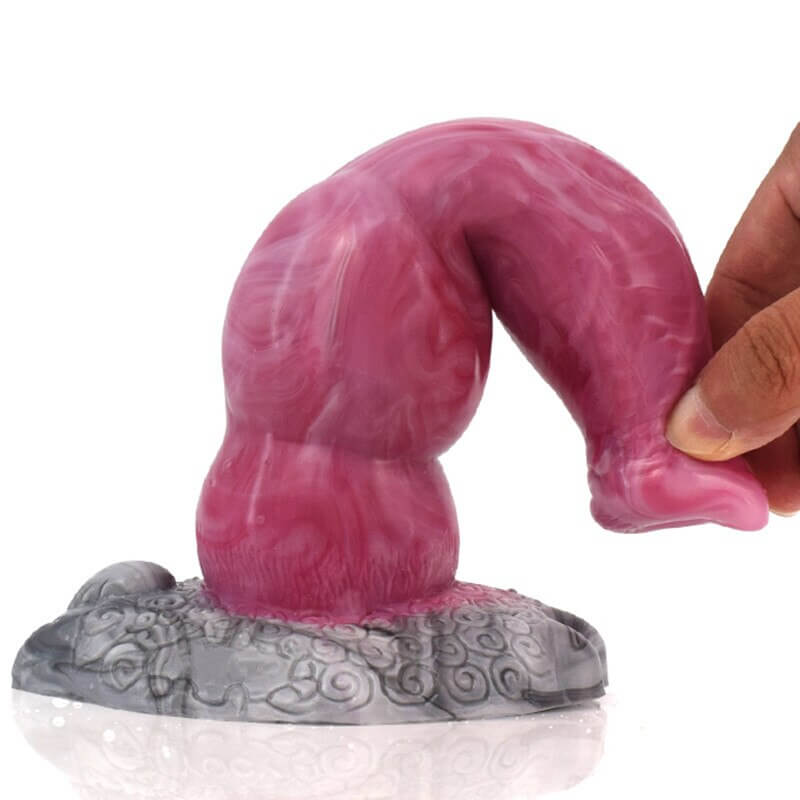 Animal-Dildo-with-Suction-Cup-for-Women-Curly-Coated-Retriever-Dog-Penis-Vagina-Stimulate-Erotic-Alien-Dildo