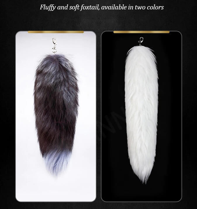 BDSM-anal-tail-plug-Metal-anal-plug-detachable-fox-tail-sexy-butt-plug-Metal-Bells-drag