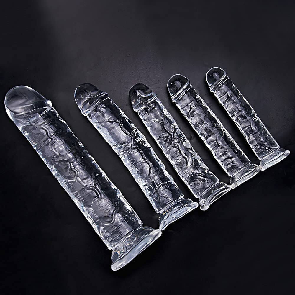 Clear-Jelly-Realistic-Dildo-For-Women-Suction-Cup-Adult-Sex-Toys