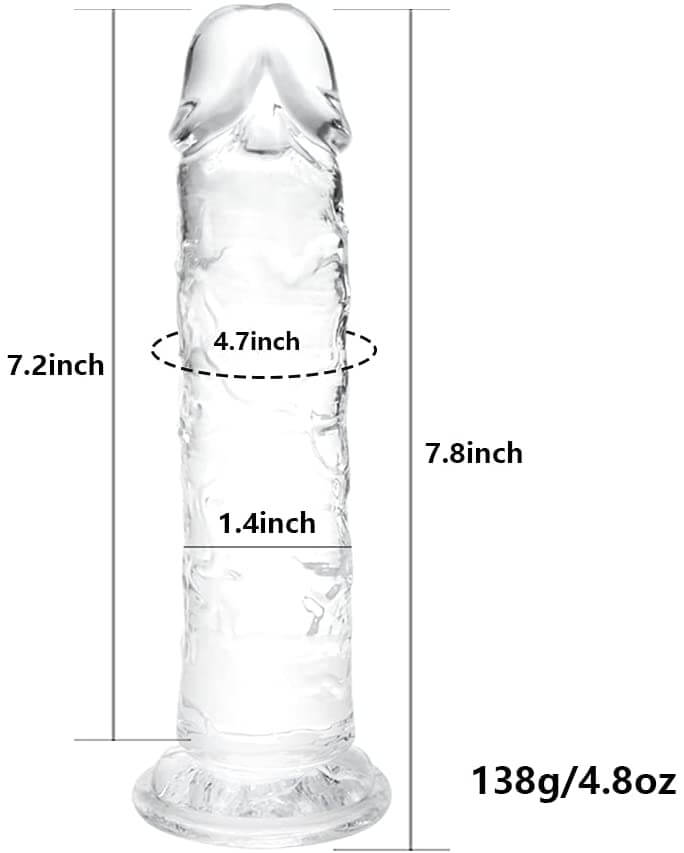 Clear-Jelly-Realistic-Dildo-For-Women-Suction-Cup-Adult-Sex-Toys
