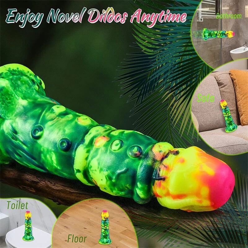 8 Inch Dragon Dildo Hands-free Animal Monster Dildo