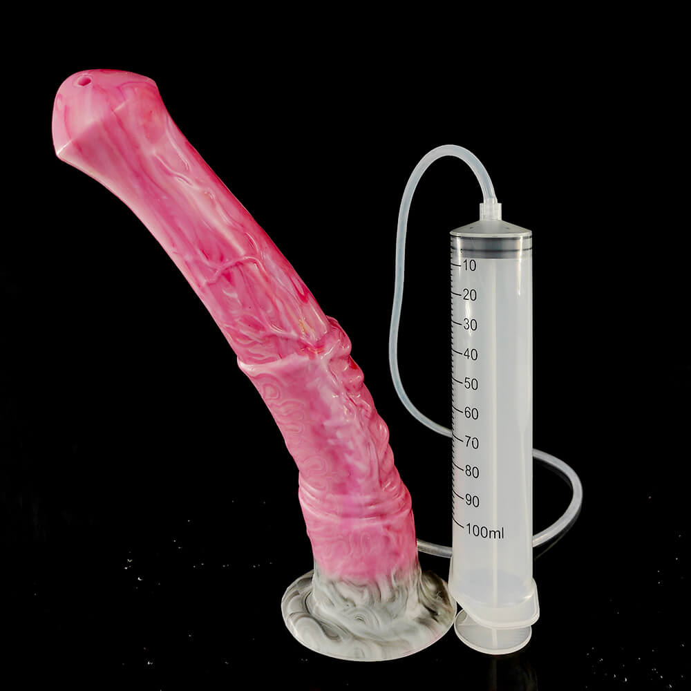 Ejaculation-Horse-Dildo-With-Suction-Cup-Spray-Liquid-Squirting-Penis-Silicone-Multi-Color-Anal-Sex-Toy