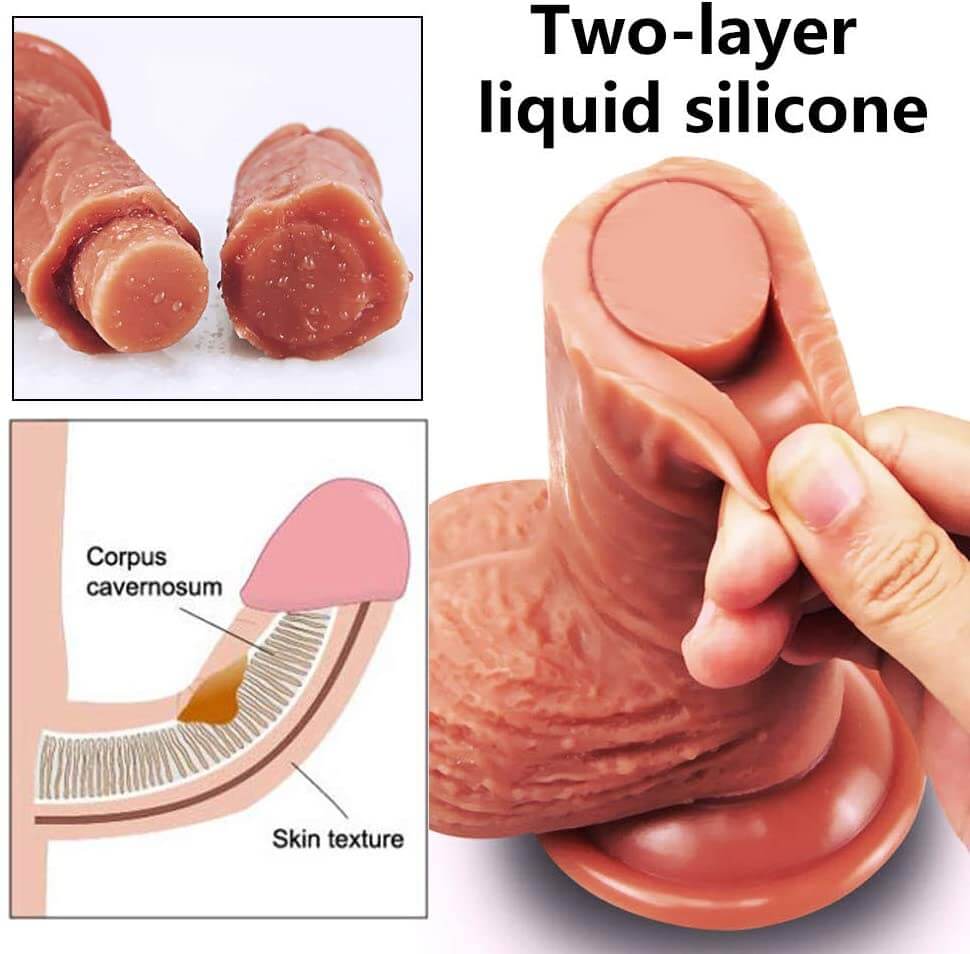 Huge-Dildo-For-Women-Double-Layer-Liquid-Silicone-Dildo-Soft-Realistic-Penis-Vagina-G-spot-Stimulator-Sex-Toys