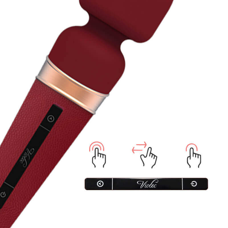 Japan-style-AV-stick-Touch-screen-control-woman-with-massager-silicone-USB-magic-wand-vibrators-for-women