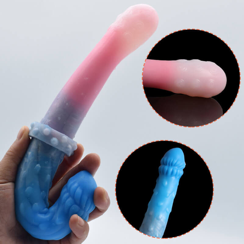 Macaron-Double-Ended-Sex-Toys-for-Lesbian-Long-Big-Knot-Animal-Horse-Dick-Dog-Penis