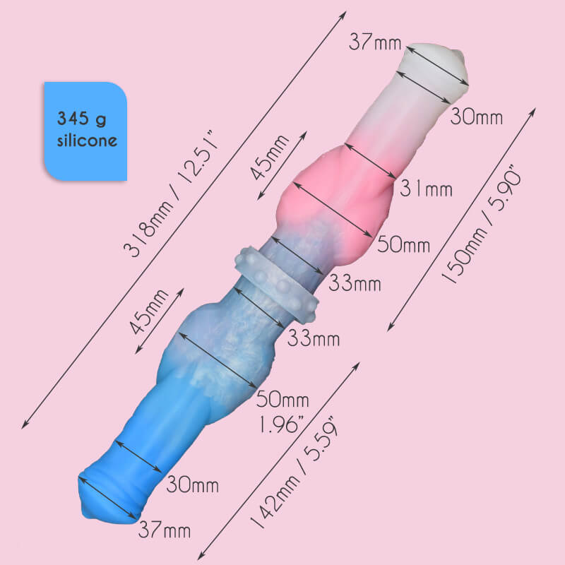 Macaron-Double-Ended-Sex-Toys-for-Lesbian-Long-Big-Knot-Animal-Horse-Dick-Dog-Penis