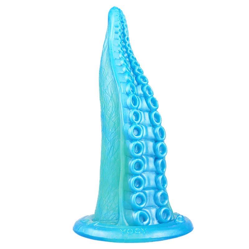 Multi-Color-Octopus-Tentacle-Luminous-Dildo-9Inch-Silicone-Big-Anal-Plug