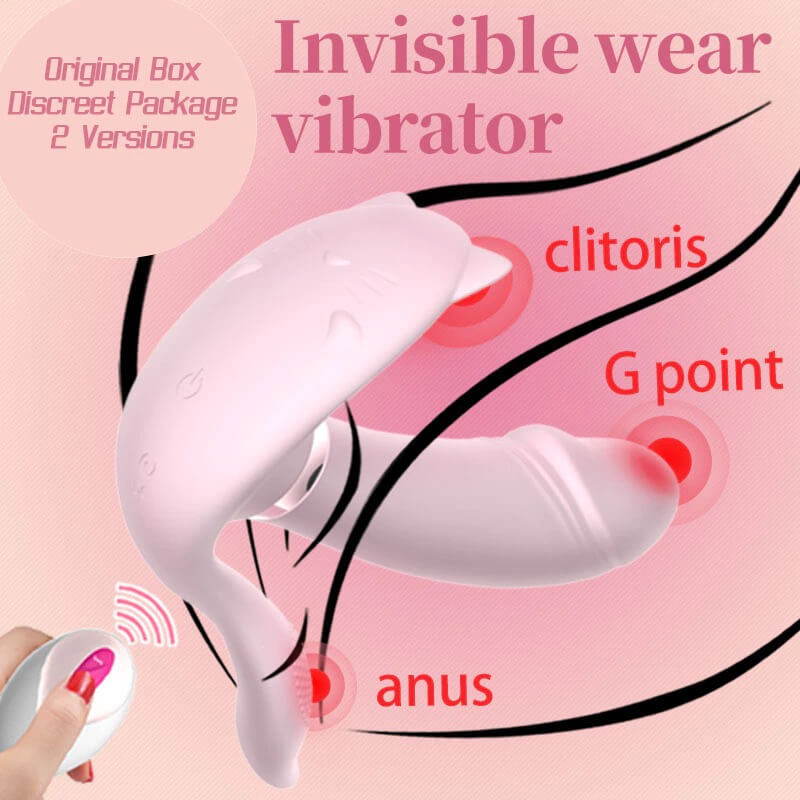 New-Cute-Cat-Wearable-Vibrator-for-Women-3-spots-Vibration-Auto-Heating-Couple-Sex-toys