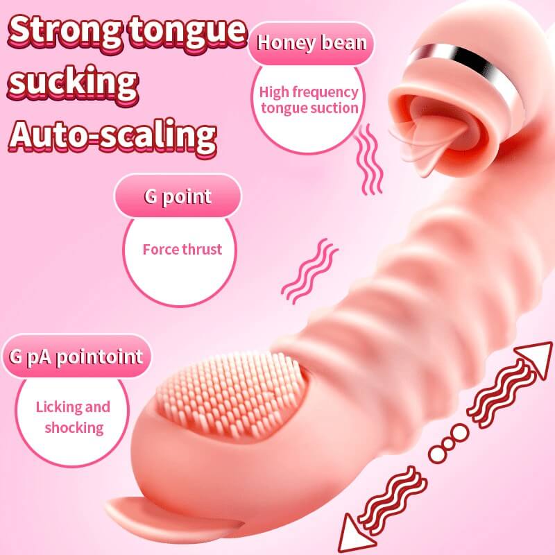 New-Powerful-Dildo-Vibrator-For-women-G-Spot-Rabbit-Vibrator-Tongue-Lick-Clitoris-Stimulator-Adult-Sex-Toy