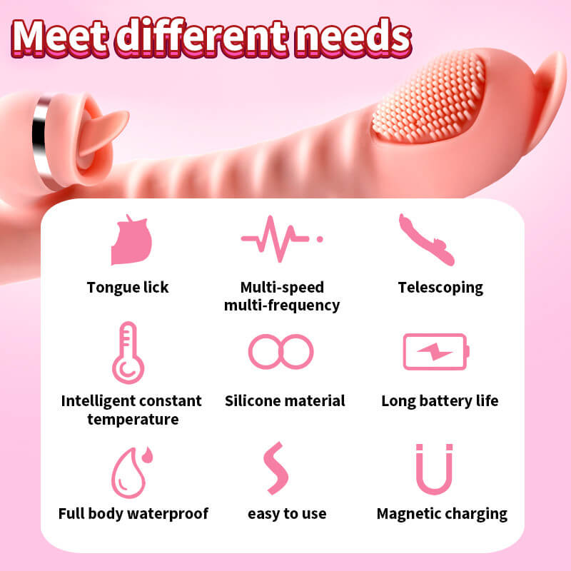 New-Powerful-Dildo-Vibrator-For-women-G-Spot-Rabbit-Vibrator-Tongue-Lick-Clitoris-Stimulator-Adult-Sex-Toy