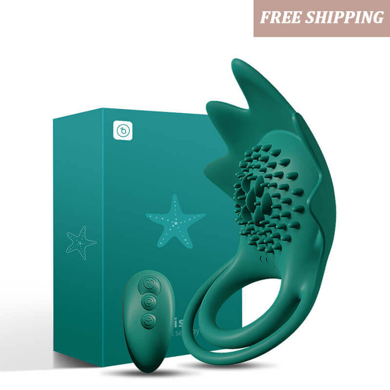 Penis-ring-delay-ejaculation-wireless-remote-control-soft-silicone-Male-vibrator-sex-toys-for-men-penis