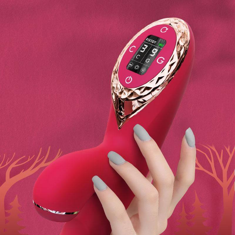 Rabbit-vibrator-for-women-Silicone-Dildos-Rotating-telescopic-G-spot-clitoris-Stimulator-usb-Nipple-sucker
