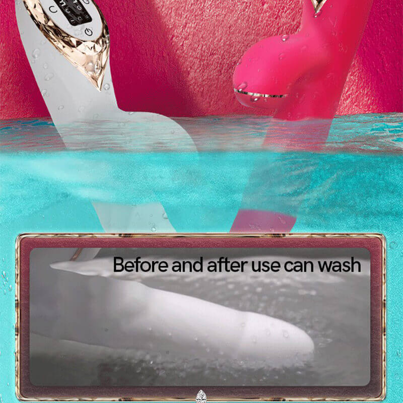 Rabbit-vibrator-for-women-Silicone-Dildos-Rotating-telescopic-G-spot-clitoris-Stimulator-usb-Nipple-sucker