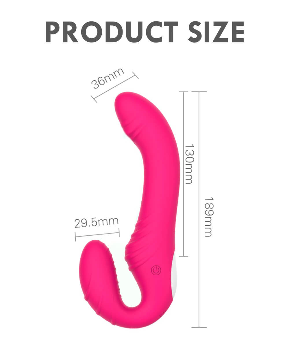 Remote Control Dildo Vibrator Lesbian Strapless Strap on Massager