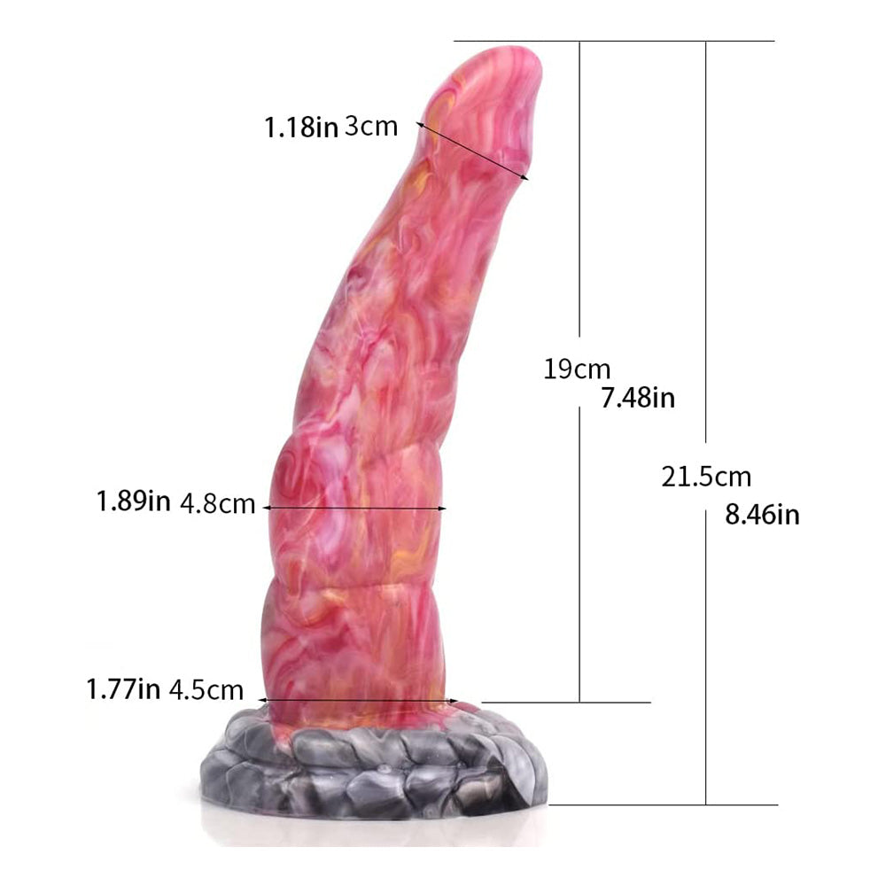 Wolf's Dildo Animal 8.46" Silicone Curved Anal Plug