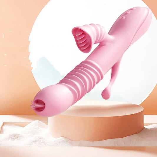 Tongue-Licking-Vibrating-Dildo-Rabbit-Vibrator-Telescopic-Swing-Heating-Anus-G-Spot-Stimulate-AV-Wands