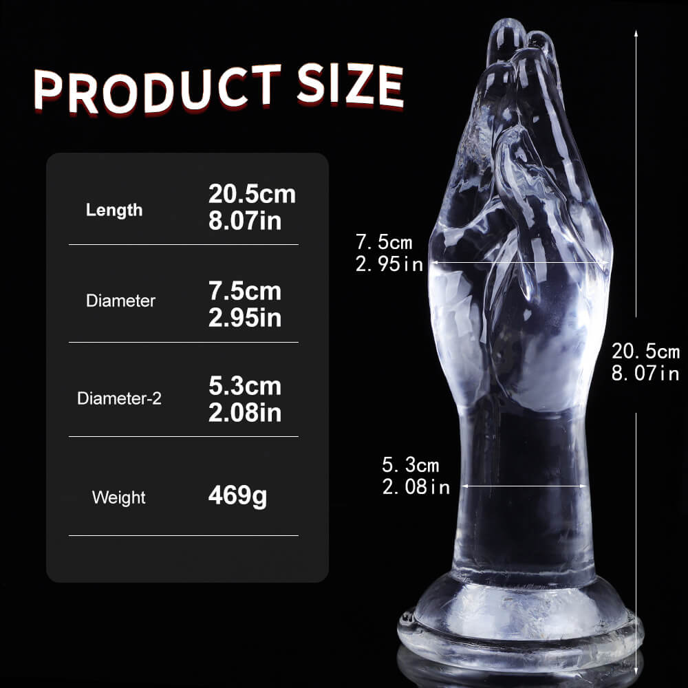 Transparent-Clear-Anal-Plug-Fist-Finger-Huge-Anal-Sex-Toys-For-Women-Men-Gay-Prostate-Massager