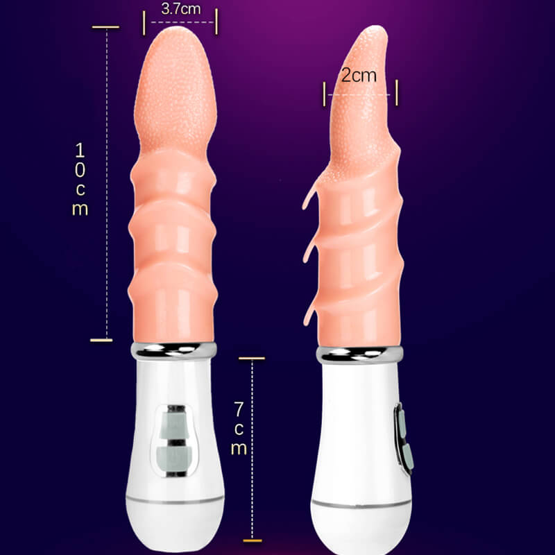 Vibrating-Stick-Tongue-Flapping-Female-Masturbator-Vibrator-Dildo-Nude-Color-Artifical-Clitoris-Latex-Adult-Sex-Toys