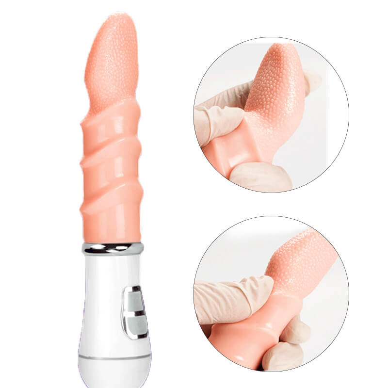 Vibrating-Stick-Tongue-Flapping-Female-Masturbator-Vibrator-Dildo-Nude-Color-Artifical-Clitoris-Latex-Adult-Sex-Toys