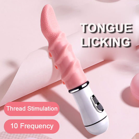 Vibrating-Stick-Tongue-Flapping-Female-Masturbator-Vibrator-Dildo-Nude-Color-Artifical-Clitoris-Latex-Adult-Sex-Toys