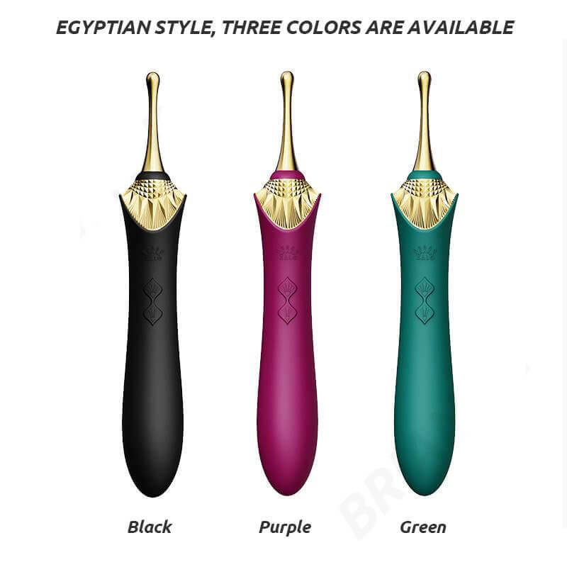 ZALO-BESS-G-spot-vibrator-exquisite-soft-silicone-clitoral-stimulation-usb-Double-motor-Retro-massager-adult