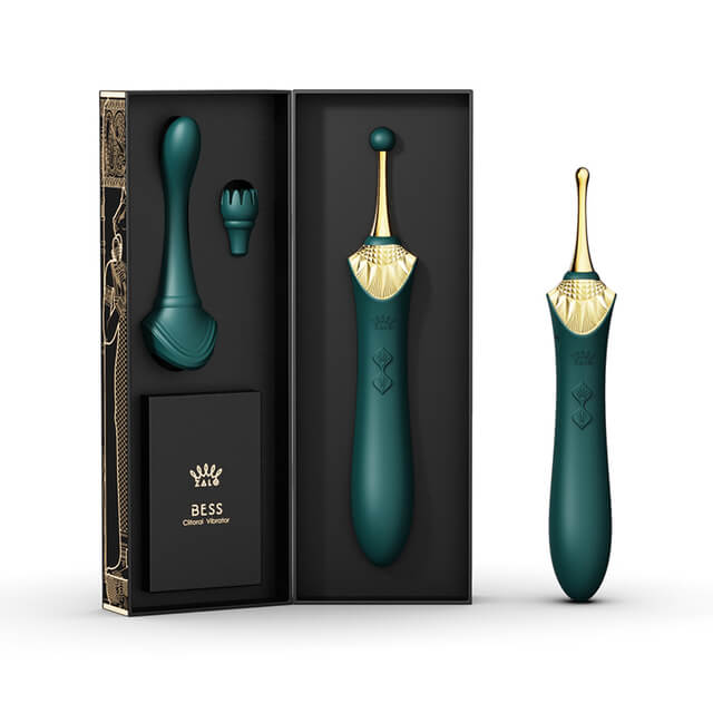 ZALO-BESS-G-spot-vibrator-exquisite-soft-silicone-clitoral-stimulation-usb-Double-motor-Retro-massager-adult