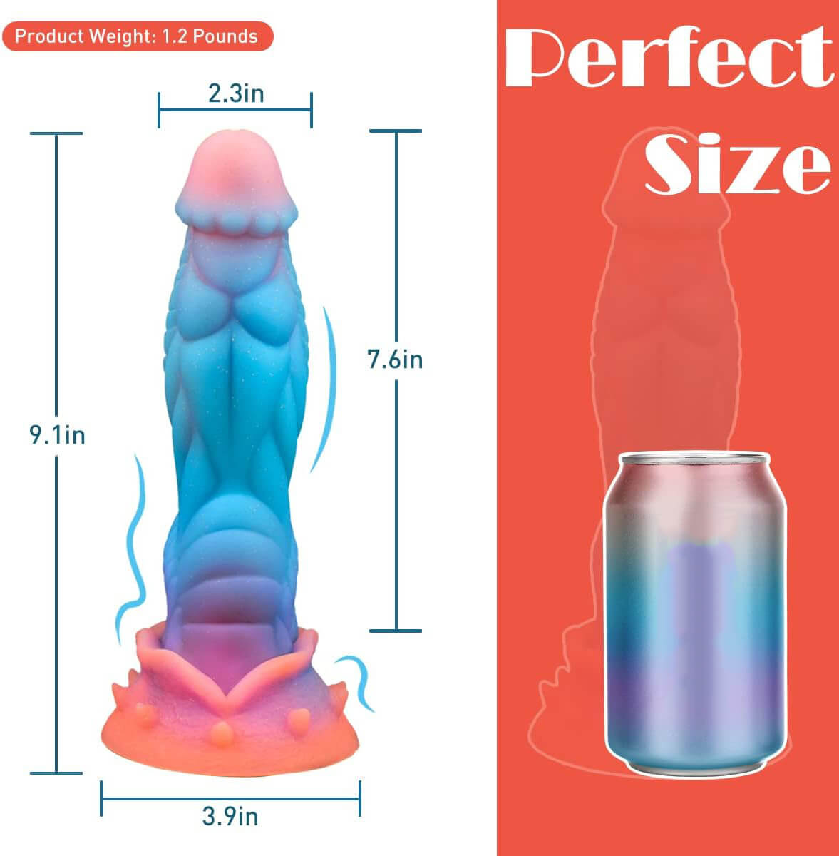 9.1in-Realistic-Silicone-Fantasy-Dildo-Monster-Alien-Sex-Toy