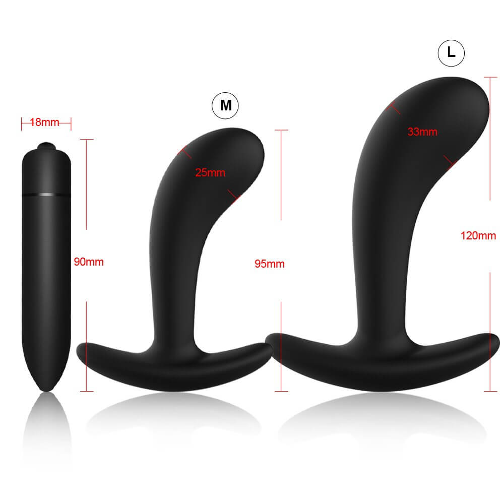 3-Silicone-Anal-Plugs-Training-Set-Bullet-Dildo-Vibrator-Anal-Sex-Toys-For-Woman-Male-Prostate