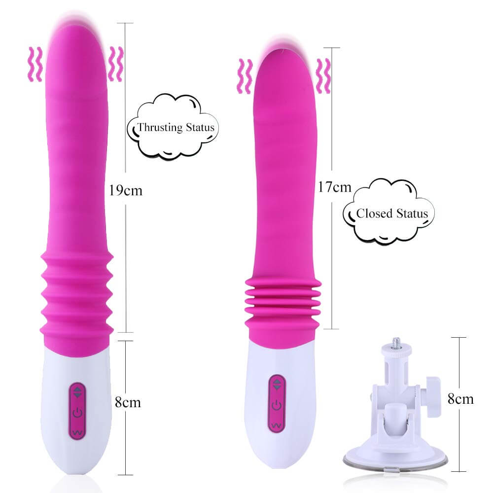 3 Vibration Modes Mini Sex Machine for Women Gun Thrusting Automatic 3 Thrust Modes Toys For Woman with Vibrating Dildo