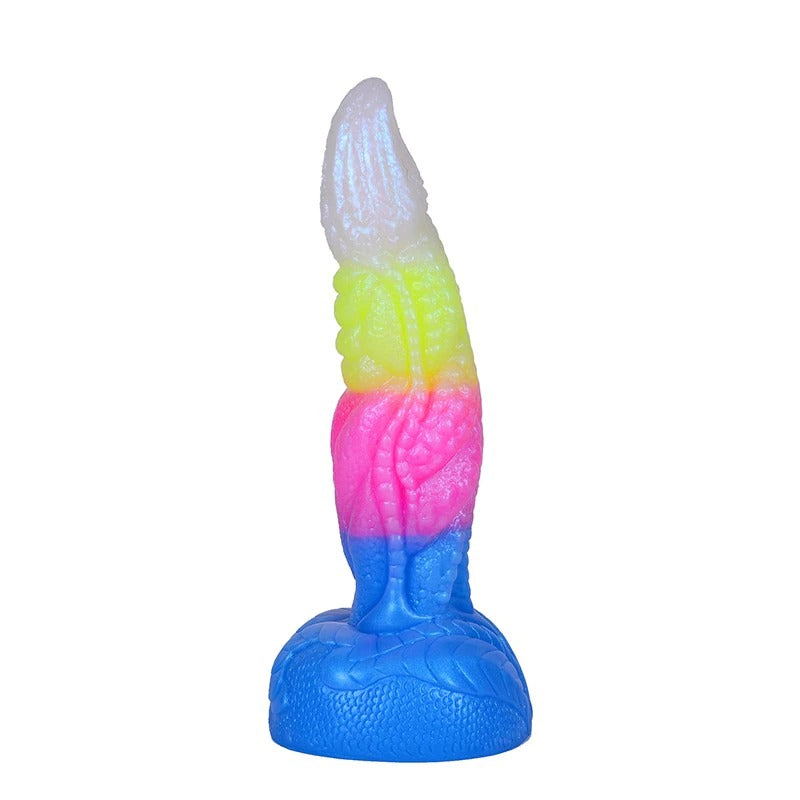 8.1in-Monster-Dildo-Suction-Cup-Silicone-Flexible-Dragon-Dildos