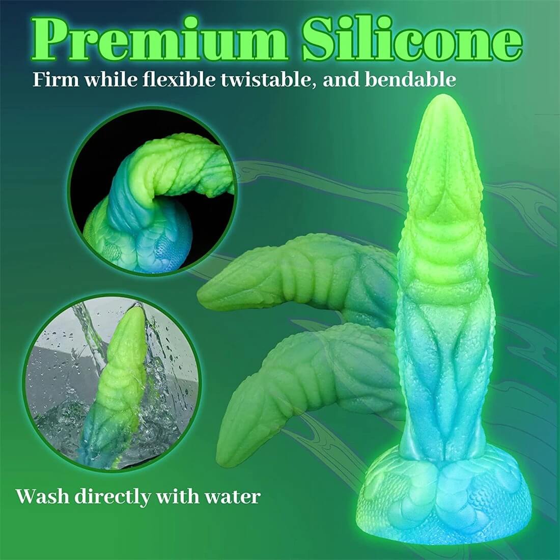 8.1in-Monster-Dildo-Suction-Cup-Silicone-Flexible-Dragon-Dildos