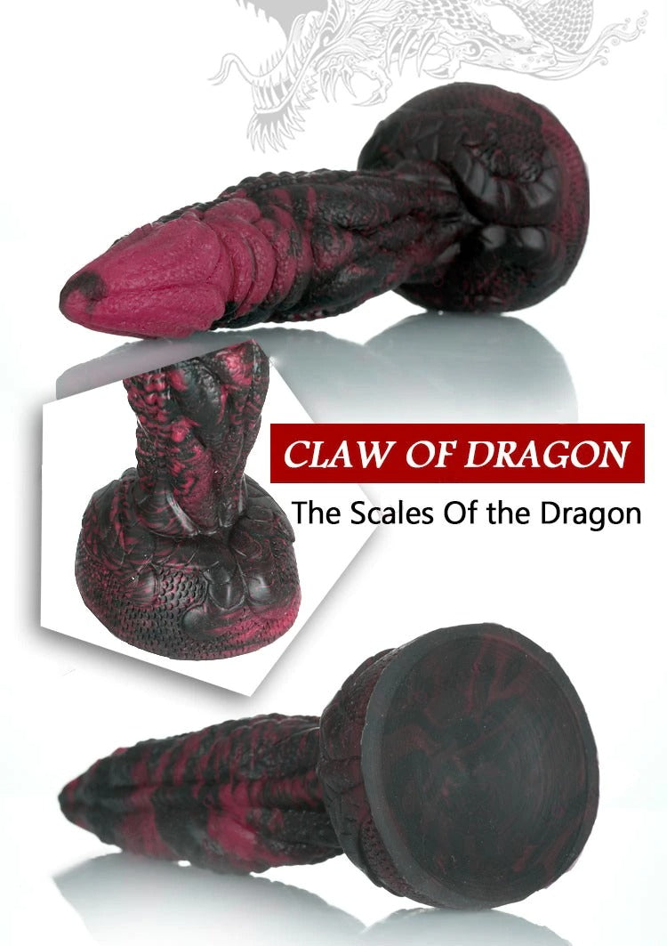 8.1in-Monster-Dildo-Suction-Cup-Silicone-Flexible-Dragon-Dildos