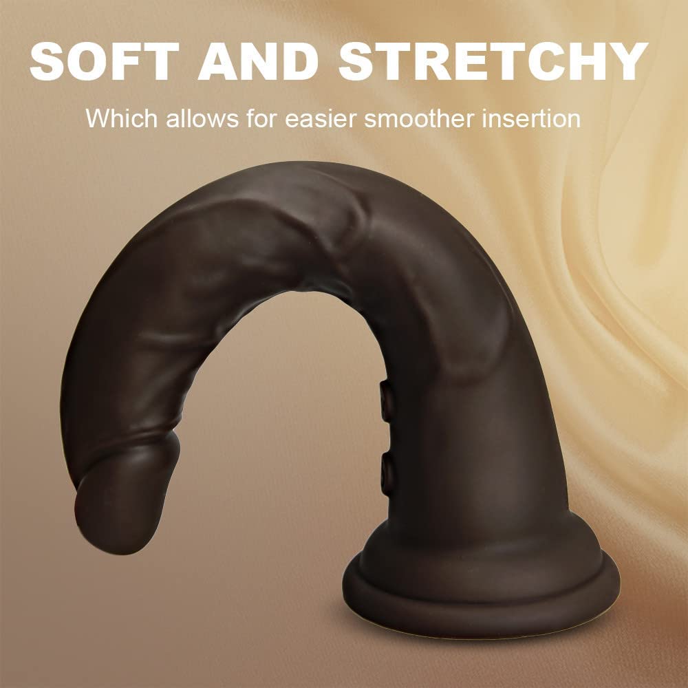 8.2-Silicone-Black-Vibrators-Dildo-7-Vibrating-Modes-for-G-Spot-Vibrator