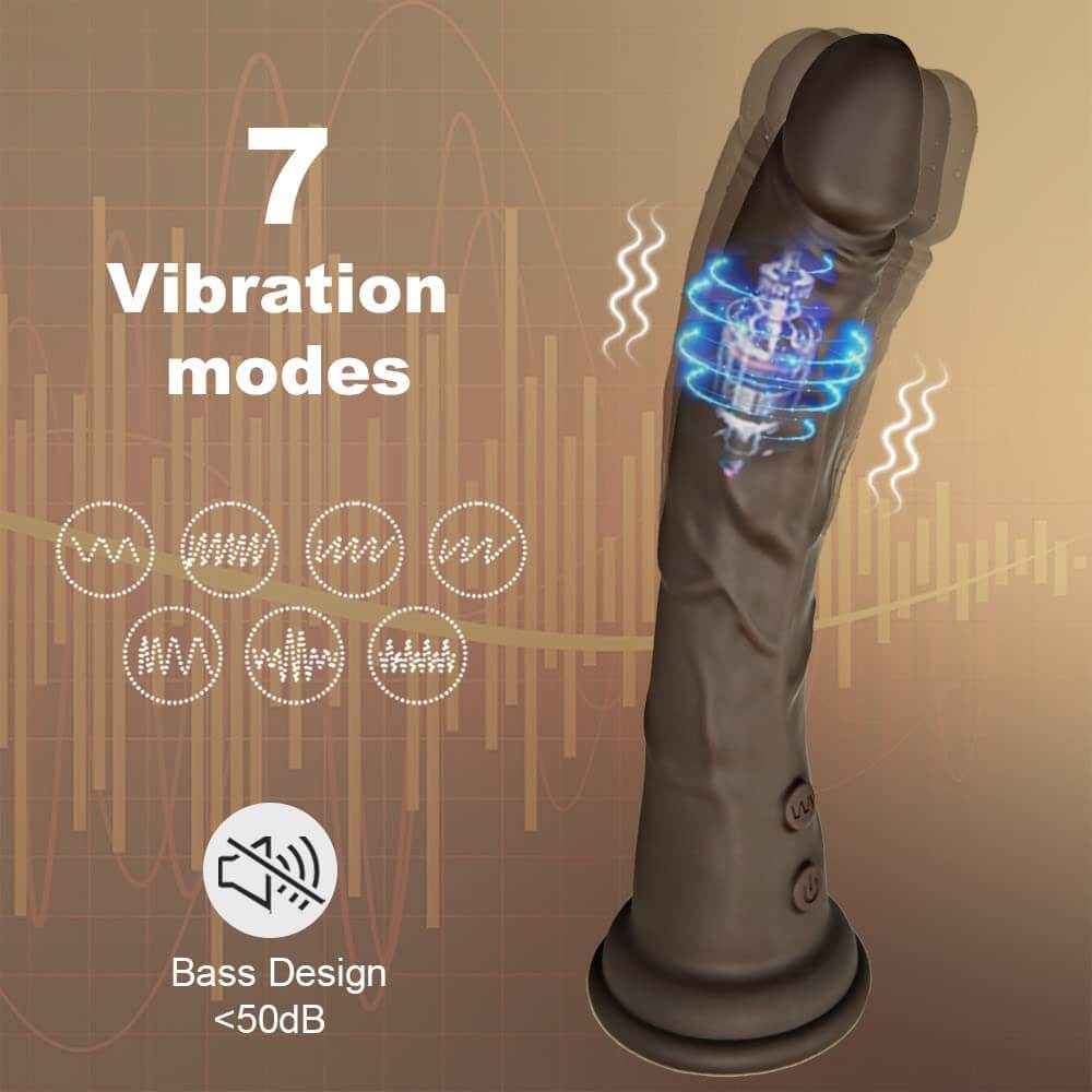 8.2-Silicone-Black-Vibrators-Dildo-7-Vibrating-Modes-for-G-Spot-Vibrator