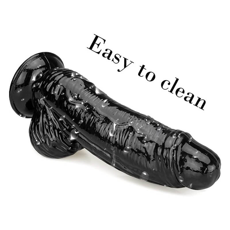 Black-Huge-Dildos-Suction-Cup-Lifelike-10-Inch-Thick-Realistic-Dildo