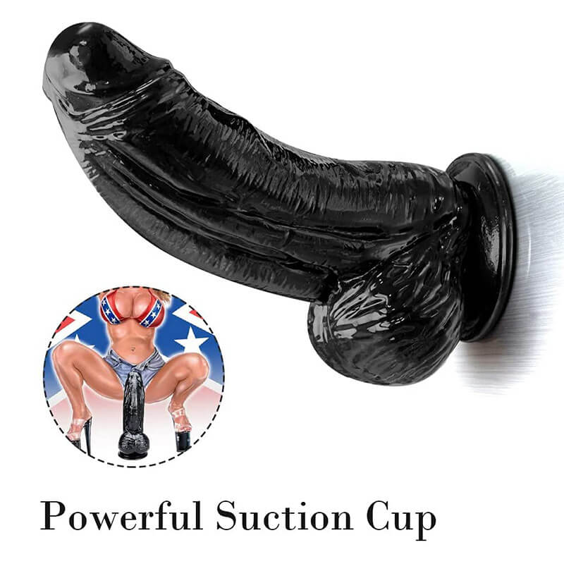 Black-Huge-Dildos-Suction-Cup-Lifelike-10-Inch-Thick-Realistic-Dildo