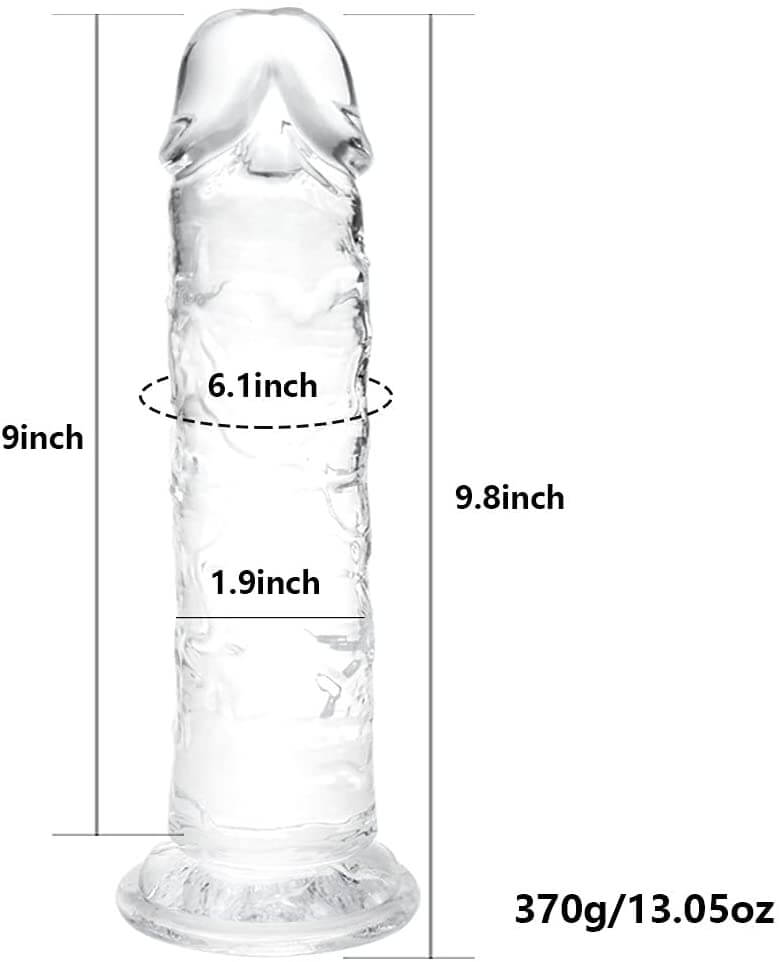    Clear-Jelly-Realistic-Dildo-For-Women-Suction-Cup-Adult-Sex-Toys
