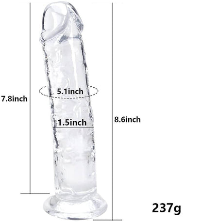 Clear-Jelly-Realistic-Dildo-For-Women-Suction-Cup-Adult-Sex-Toys