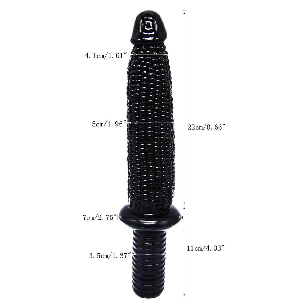 Corn-Shape-Big-Dildo-Anal-Plug-Bumpy-Stimulate-Adult-Toy-with-Handle