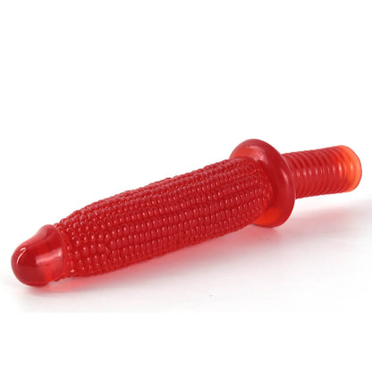 Corn-Shape-Big-Dildo-Anal-Plug-Bumpy-Stimulate-Adult-Toy-with-Handle