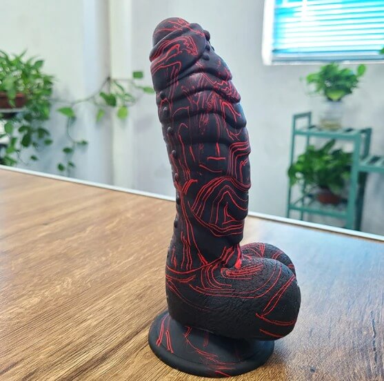 Dildo-Multicolor-Styles-Dinosaur-Scales-Penis-With-Suction-Cup-Female-Adult-Anal-Sex-Toys-with-Suction-Cup