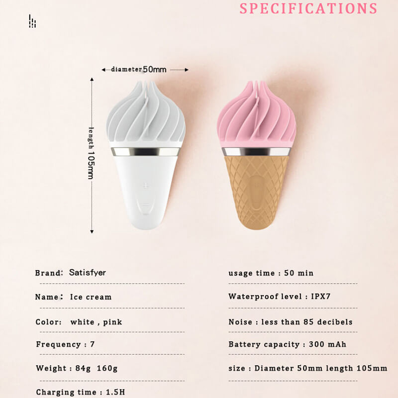 Germany-Satisfyer-Sweet-Treat-Ice-cream-cone-sex-vibrator-toys-for-woman-soft-Silica-gel-clitoris